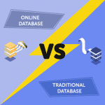 online database vs traditional database