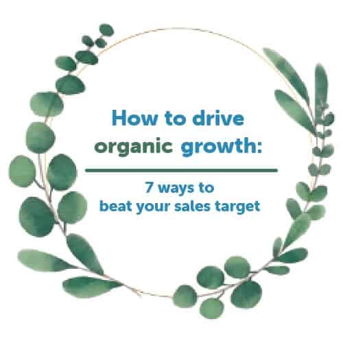organic growth sales target