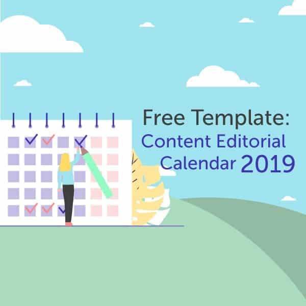 free templates content editorial calendar 2019