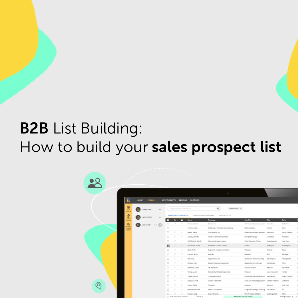B2B List Building: How to build your sales prospect list