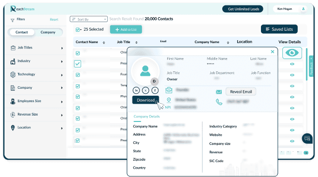 Profile overview