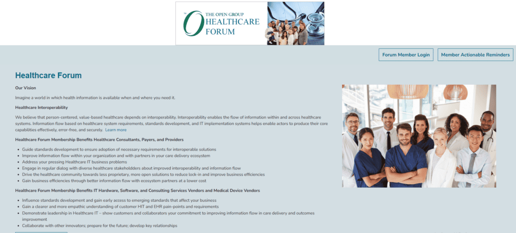 Healthcare forums and communities