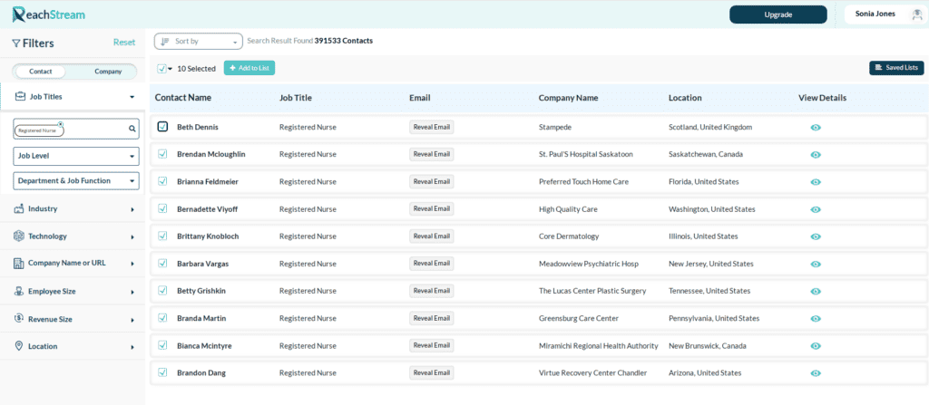 Lead generation Platform - ReachStream