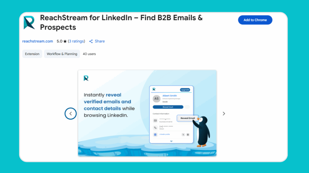 ReachStream Chrome Extension