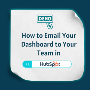 Email Your Dashboard - Feature