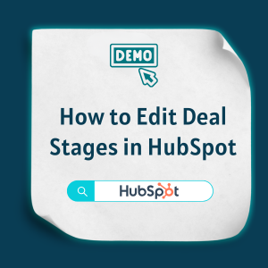 How to Edit Deal Stages in HubSpot Feature