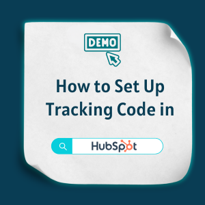 How to Set Up Tracking Code in HubSpot- Feature