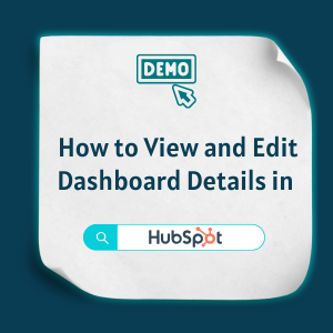 View and Edit Dashboard - Feature
