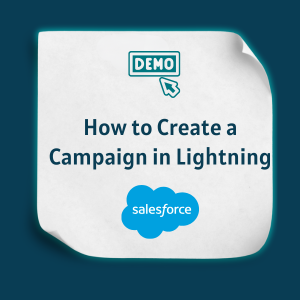 How to Create a Campaign in Lightning -Feature