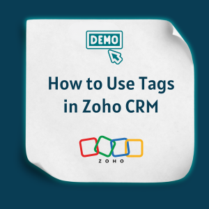 How to Use Tags in Zoho CRM feature