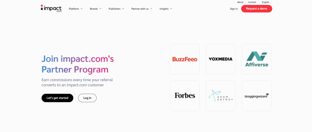 Impact Affiliate Program