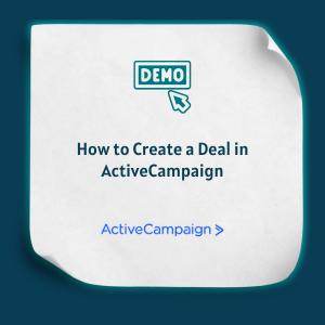 How to Create a Deal in ActiveCampaign