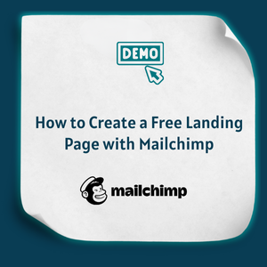 How to Create a Free Landing Page with Mailchimp Feature How to Create a Free Landing Page with Mailchimp Feature