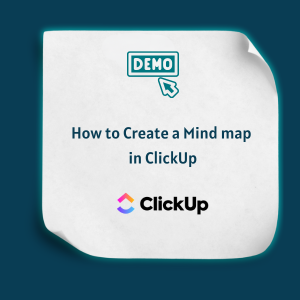 How to Create a Mind map in ClickUp - Feature