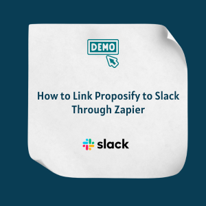 How to Link Proposify to Slack Through Zapier Feature 1 How to Link Proposify to Slack Through Zapier