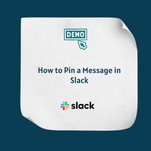 How to Pin a Message in Slack Feature How to Pin a Message in Slack Feature