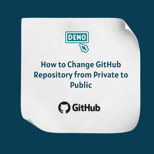 How to Change GitHub Repository from Private to Public FE How to Change GitHub Repository from Private to Public
