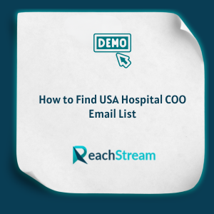 How to Find USA Hospital COO Email List Feature