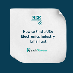 How to Find a USA Call Center Industry Email List FE 1 How to Find a USA Electronics Industry Email List