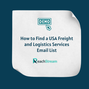 How to Find a USA Freight and Logistics Services Email List FE How to Find a USA Freight and Logistics Services Email List