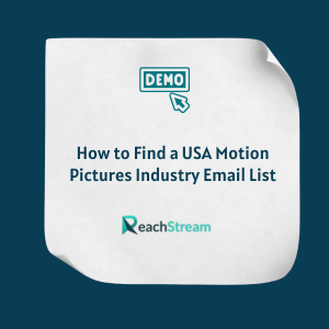 How to Find a USA Motion Pictures Industry Email List FE How to Find a USA Motion Pictures Industry Email List