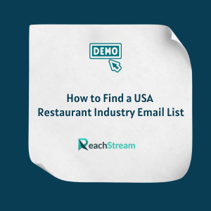 How to Find a USA Restaurant Industry Email List FE How to Find a USA Restaurant Industry Email List