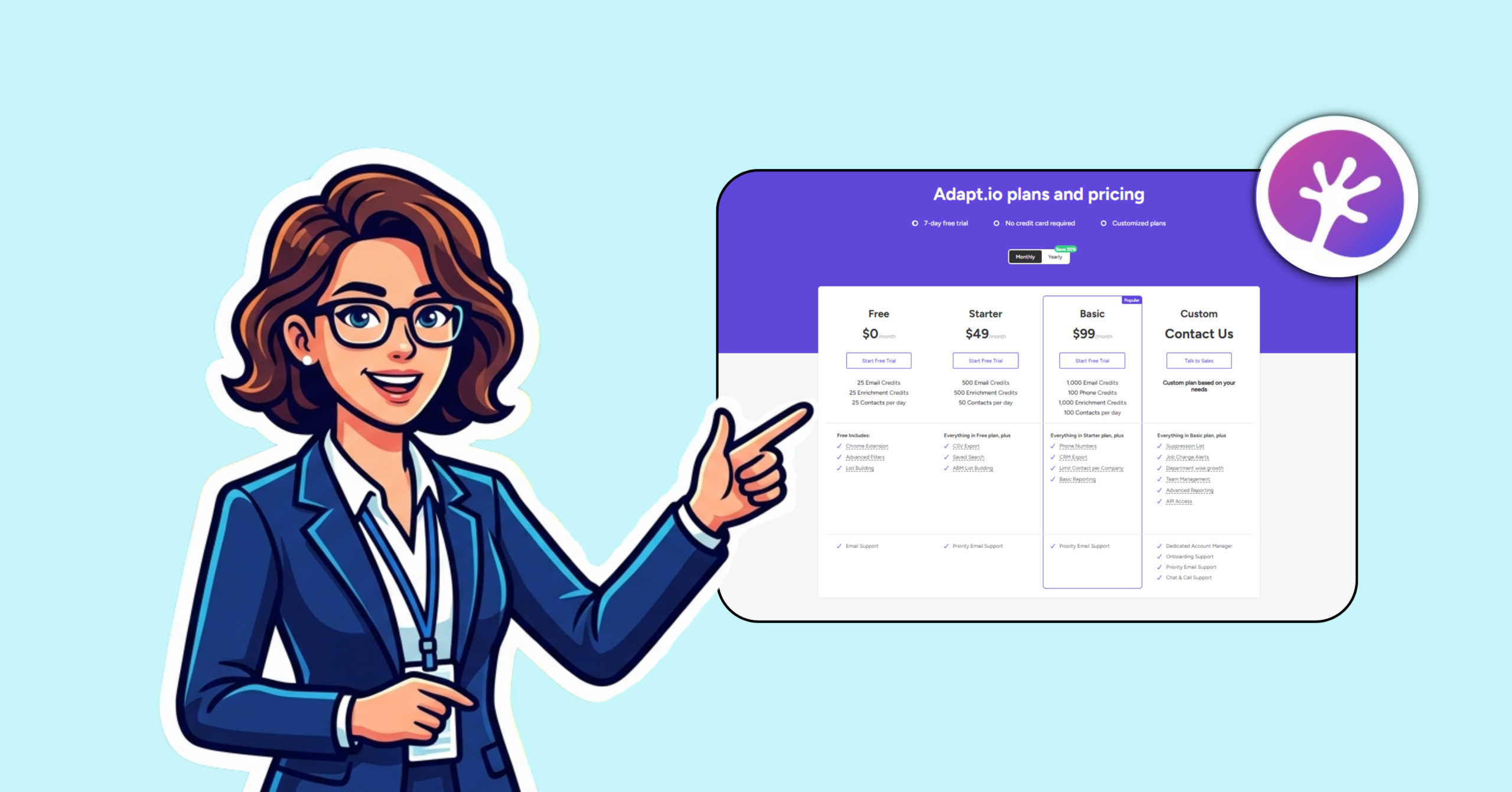Adapt.io Pricing and Plans Complete 2026