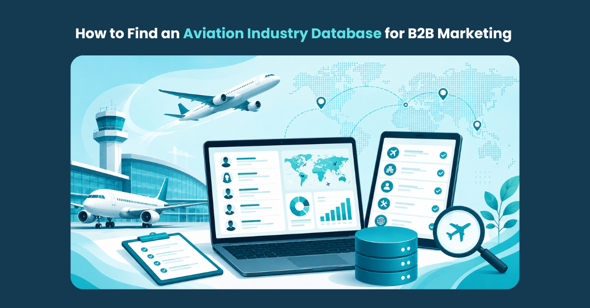 Best Aviation Industry Database for B2B Marketing