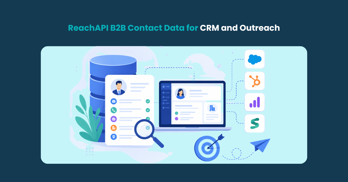 B2B Contact Data API for CRM Enrichment | ReachAPI