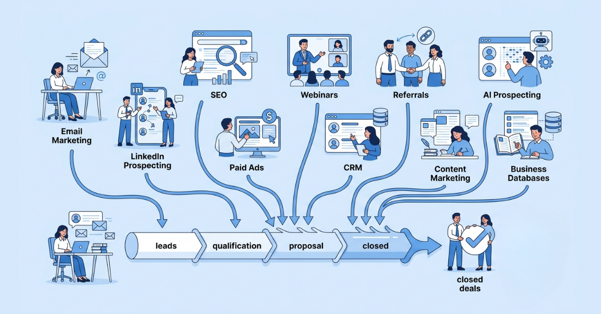10 B2B Lead Generation Strategies That Drive Real Pipeline