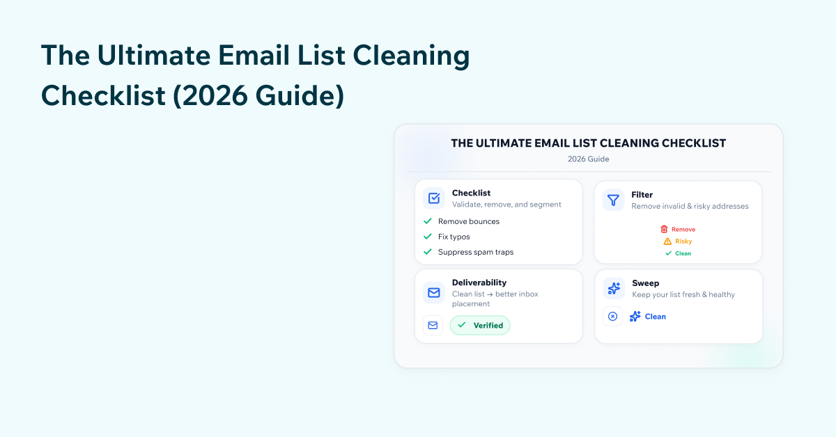 The 2026 Guide to Cleaning and Maintaining Your Email List