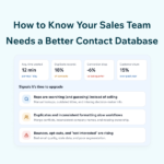 Is Your Contact Database Holding Your Sales Team Back How to Know Your Sales Team Needs a Better Contact Database