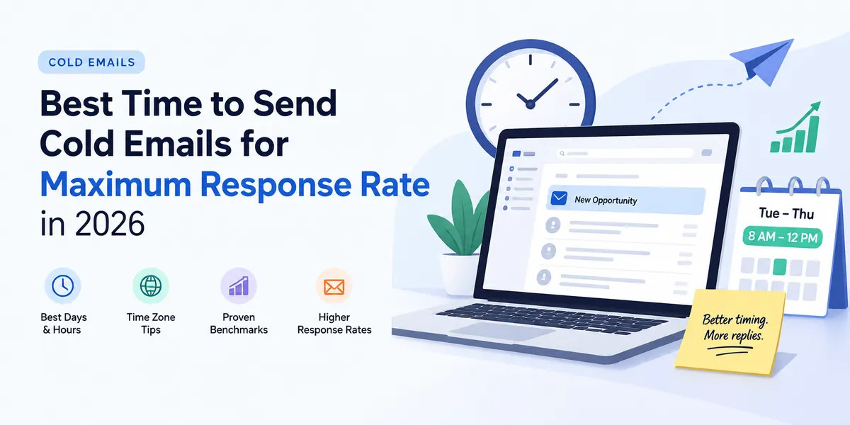 Best Time to Send Cold Emails for Maximum Response Rate in 2026
