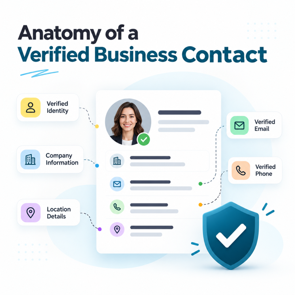 Anatomy of a Verified B2B Contact Record Explained