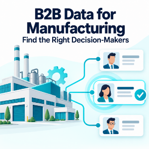 b2b data for manufacturing