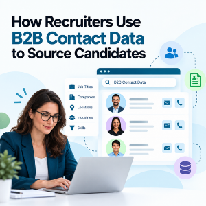 B2B contact data for recruiters