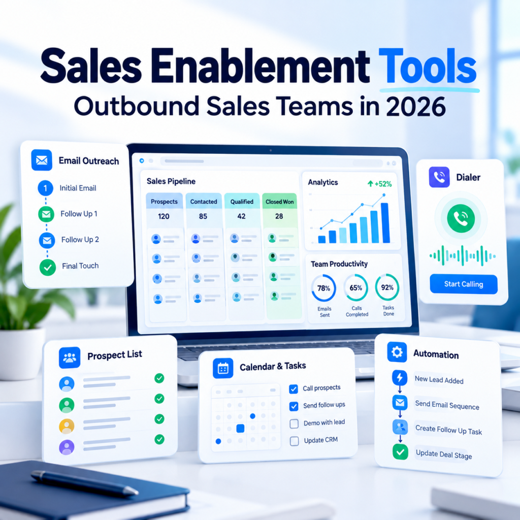 Sales Enablement Tools for Outbound Teams in 2026 Compared Featured sales enablement tools