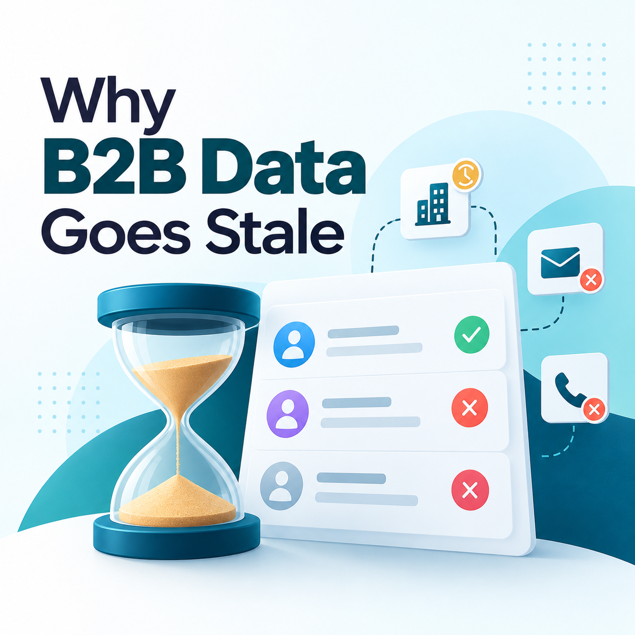 B2B data decay rate