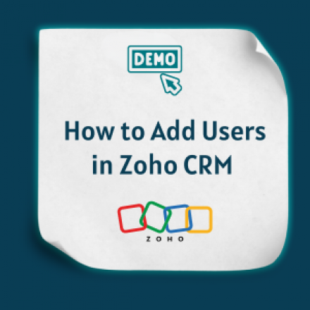 How to Add Users in Zoho CRM feature