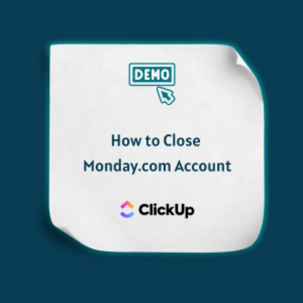 How to Close Monday.com Account - Feature