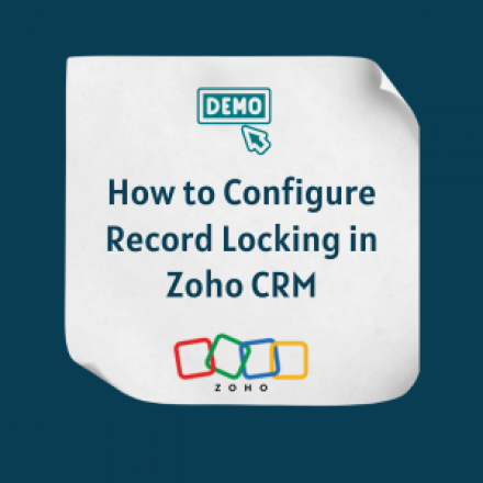 How to Configure Record Locking in Zoho CRM