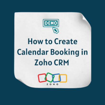 How to Create Calendar Booking in Zoho CRM
