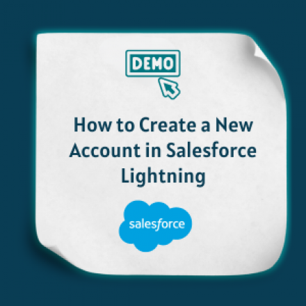 How to Create a New Account in Salesforce Lightning Feature