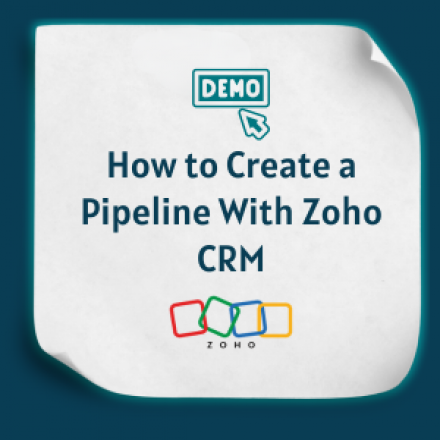 How to Create a Pipeline With Zoho CRM feature