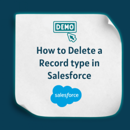 How to Delete a Record type in Salesforce Feature