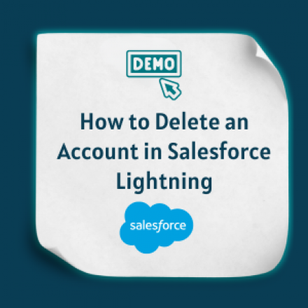 How to Delete an Account in Salesforce Lightning Feature