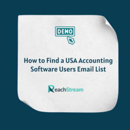 How to Find a USA Accounting Software Users Email List