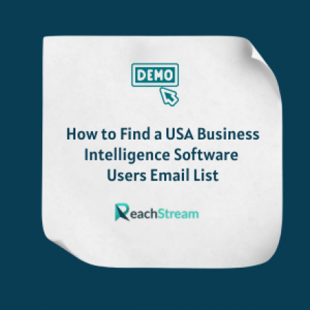 How to Find a USA BI Software Users Email List