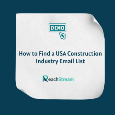 How to Find a USA Construction Industry Email List