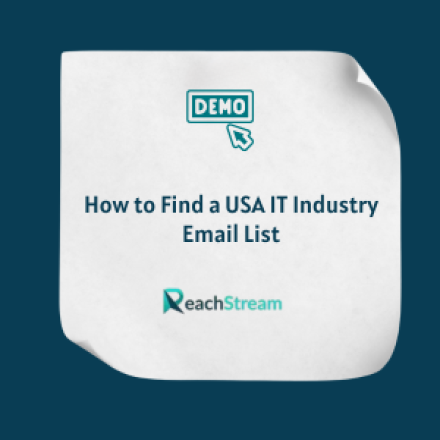 How to Find a USA IT Industry Email List